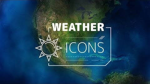 Weather Forecast Icons | After Effects Template | Elements
