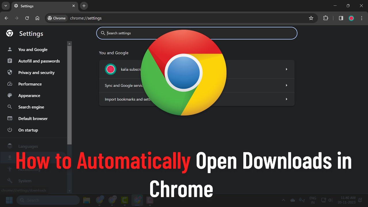 How to Automatically Open Downloads in Chrome (Guide) YouTube