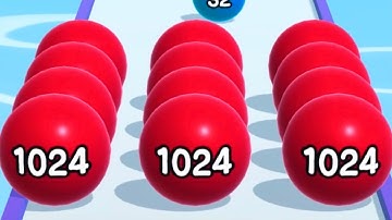 BALL RUN 2048 - 🔴🔴🔴All Levels Gameplay Android, iOS