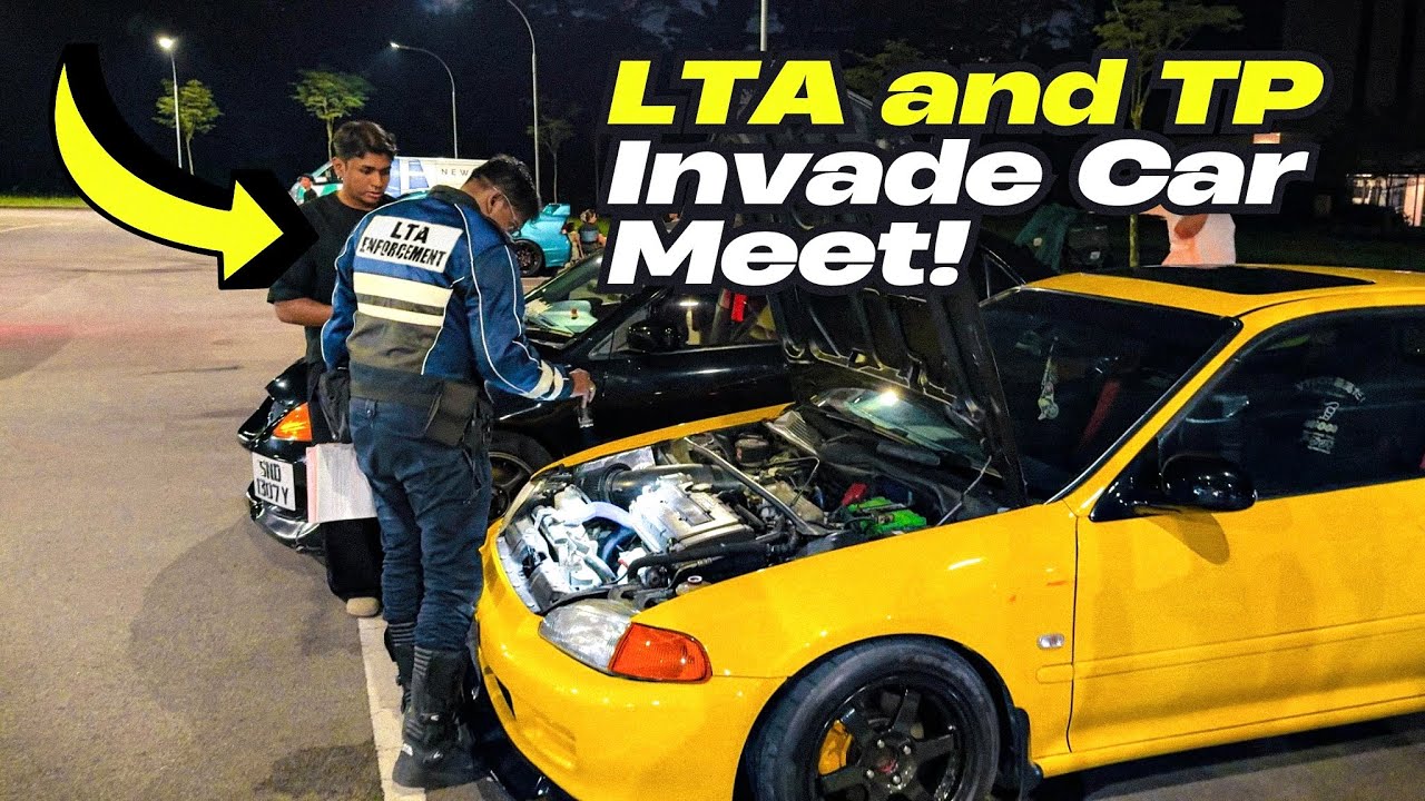 Massive LTA & TP Raid at Singapore's Biggest Underground Car Meet: Singapore Afterhours 2025