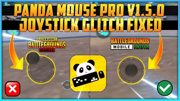 Joystick Glitch Fixed in Panda Mouse Pro | Camera Angle Stuck | Joystick Stucks | BGMI |  PUBGMobile