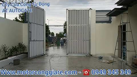 Lắp đặt motor cổng tự động âm sàn V2 Bình Dương