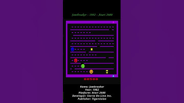 Jawbreaker - 1982 - Atari 2600 ( Atari VCS ) (Shorts) #games #atari #atari2600 #atarivcs #retrogames