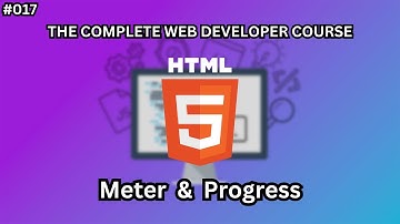 درس 017# - شرح ال Meter tag and Progress tag في ال HTML