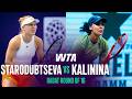 Yulia Starodubtseva vs. Anhelina Kalinina | 2026 Rabat Round of 16 | WTA Match Highlights