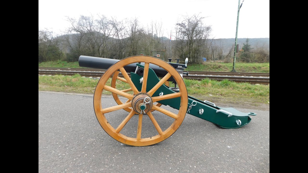 Zerlegbares 70mm Gebirgsgeschütz Böllerkanone / Hinterladerkanone