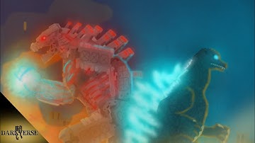 GODZILLA FINAL WARS VS MECHAGODZILLA 2021 (DC2 BATTLE)