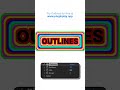 Add fun outline strokes using this plugin #motiondesign #aftereffectstutorial #aftereffects