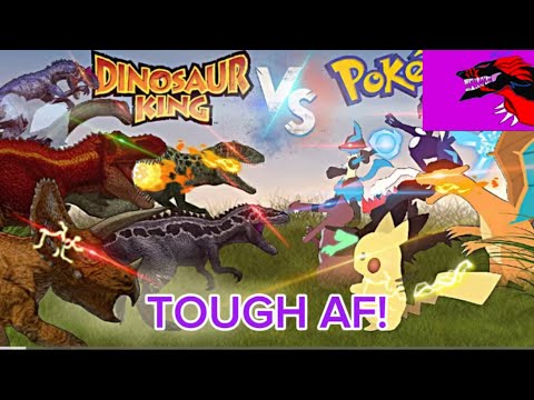 Mega T rex animations POKÉMON VS DINOSAUR KING WAS TOO TOUGH!