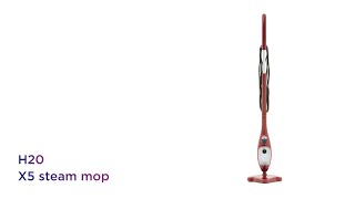 H20 X5 Steam Mop - Red | Product Overview | Currys PC World