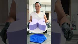 Butterfly Shaped Cake Decorating! #shortsvideo #youtubeshorts #shorts