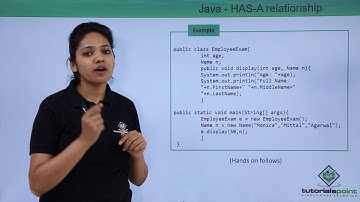 Java - HAS-A Relationship