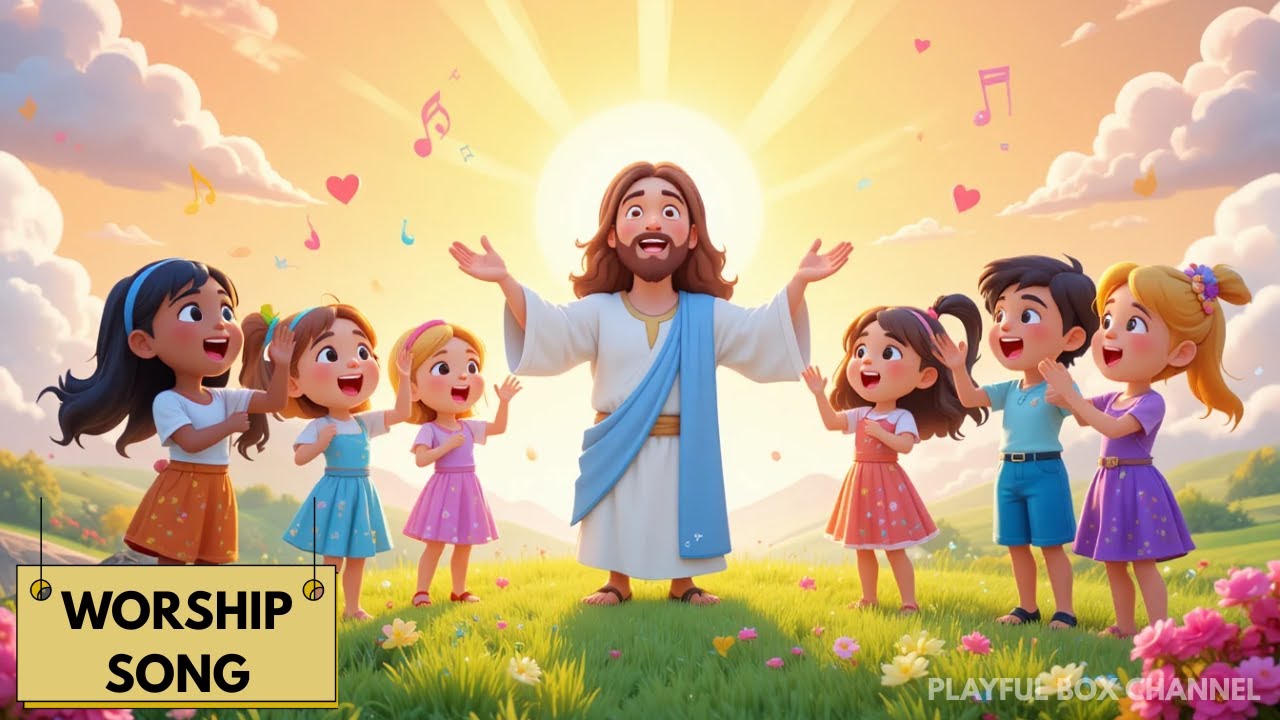Shine Your Light Jesus Loves Me Bible Song for Kids Praise and Worship ...