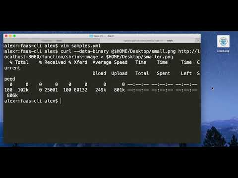 Use an OpenFaaS function to shrink a JPEG