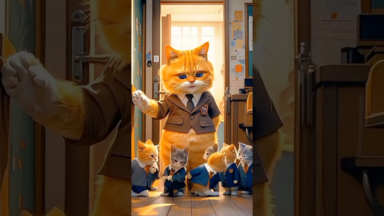 Oyen Cat Becomes a Teacher? 😺📚 Adventures in the Paws and Bytes Class! 