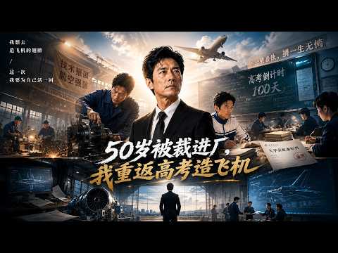 SUB 🔥【全網首發】《50岁被裁进厂，我重返高考造飞机》下岗机械工考出省状元，凭硬技术打破垄断！ #热血#漫剧#爽文#爽剧#赛博剧场