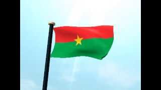 Burkina Faso Drapeau 3D Fond D'Écran Animé screenshot 4