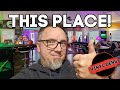 A massive man cave for music &amp; movies! Checking out your vinyl dens and hangouts