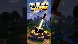 SWORD IN STONE in Minecraft! 🗡️🪨