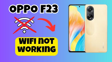 OPPO F23 Wifi not working || How to solve the wifi problems || Wifi not showing problem