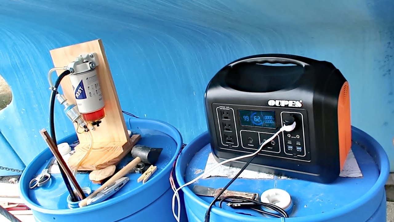 DIY Diesel Polishing With The OUPES 1800W Power Station | Sailboat Story 220