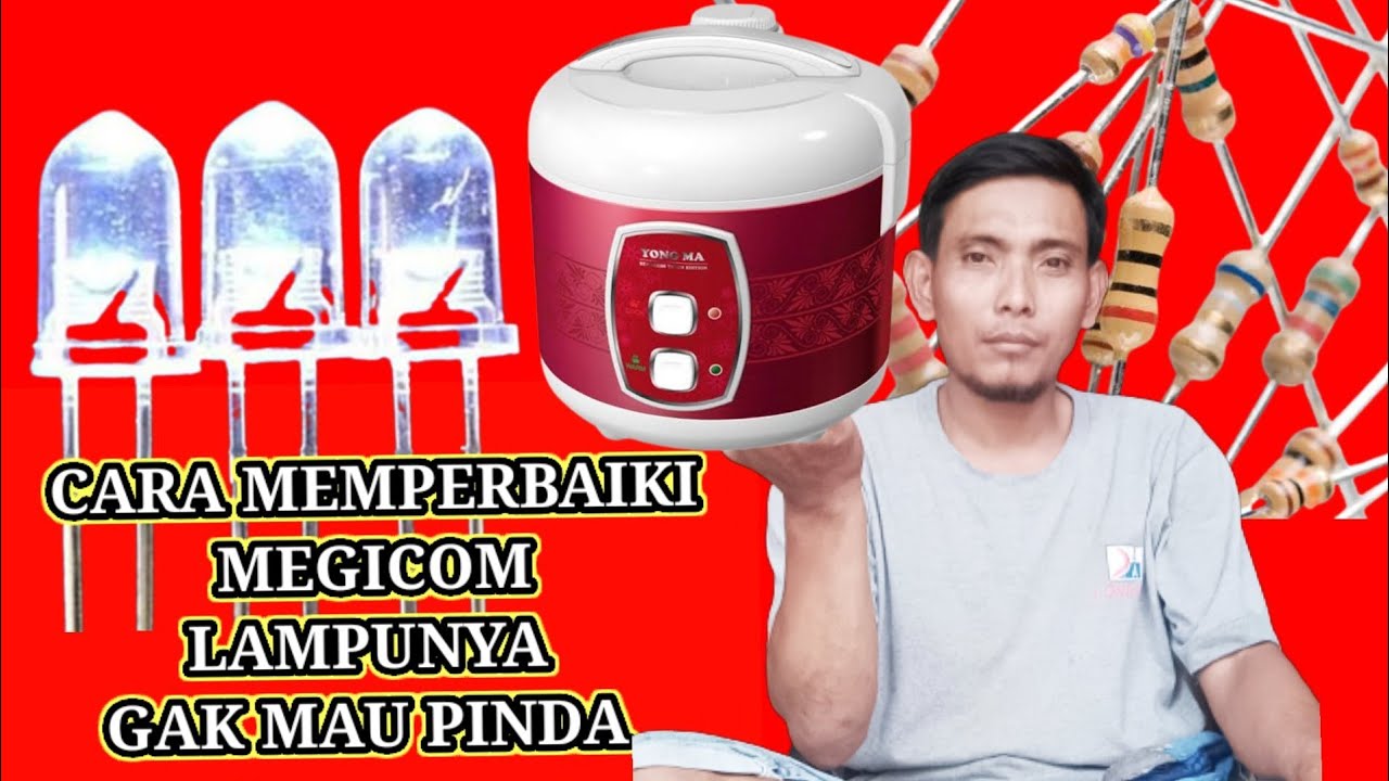 Cara benerin megicom lampu resistornya gak mau pindah - YouTube