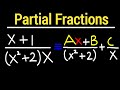 How to Set Partial Fractions (Proper Fractions) | Partial Fractions Decompositions
