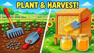 🌸 Grow Flowers & Harvest Honey! Kids Farm Story Game | Fun Educational Gameplay screenshot 5