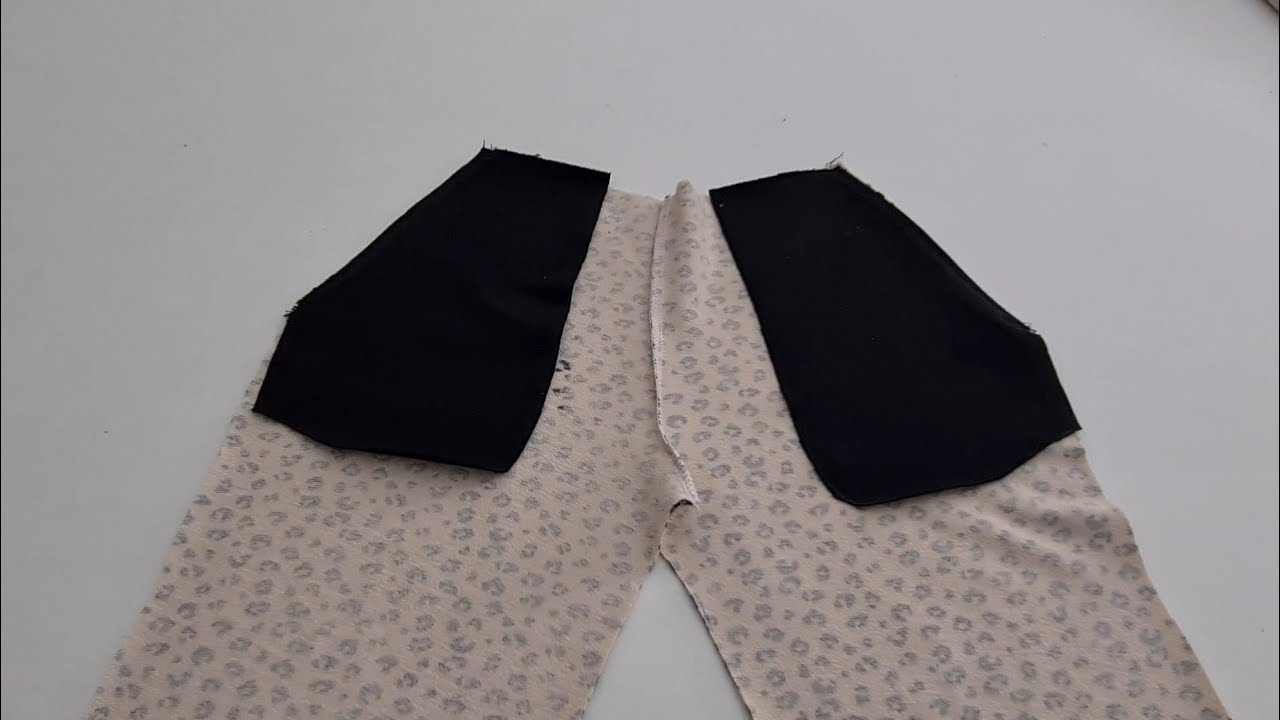Раскрой и пошив брюк для детей 3-4 лет / Изготовление брюк с карманами для детей