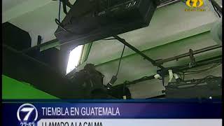Se reporta temblor en distintas regiones de Guatemala