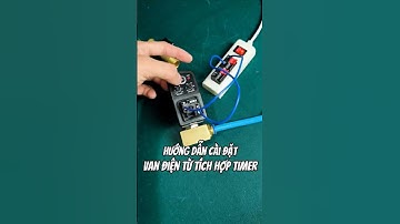 Hướng dẫn cài đặt van điện từ xả nước có hẹn giờ theo chu kỳ OPT-A OPT-B cho máy nén khí