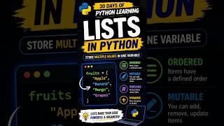 Lists in Python Explained 🔥 | Python Lists Tutorial for Beginners | Learn Python