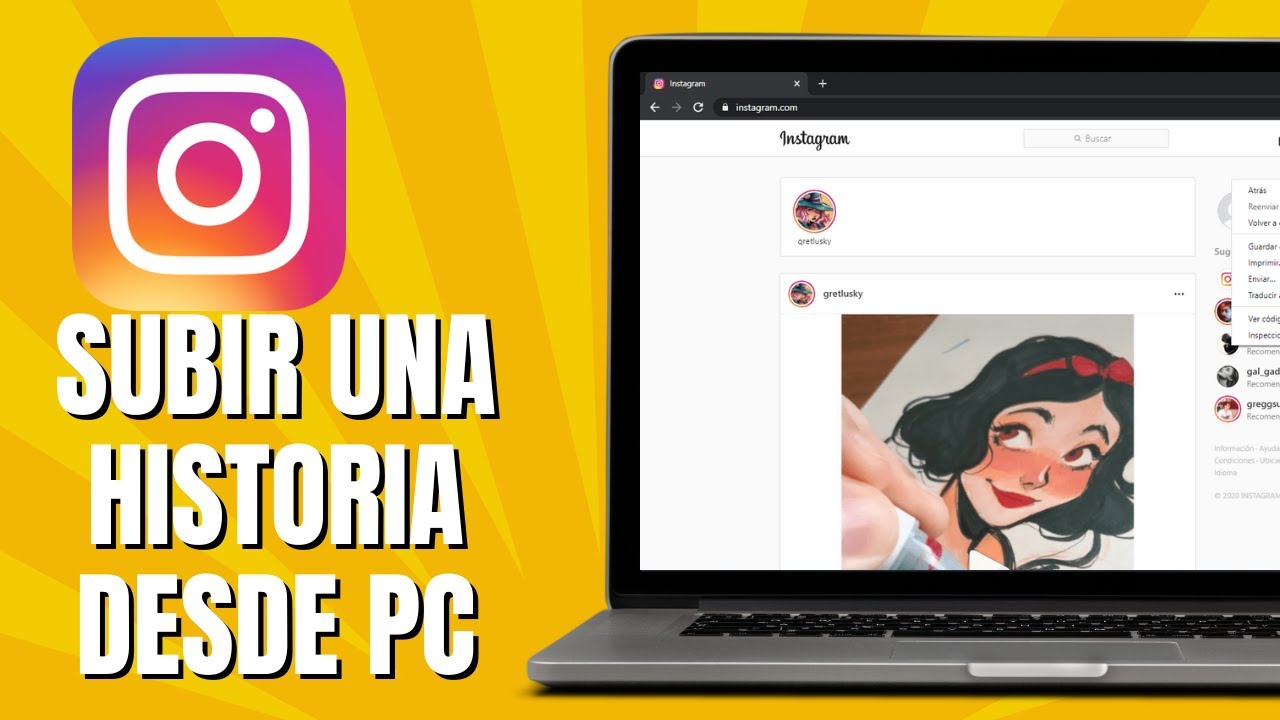 C mo SUBIR Una HISTORIA A INSTAGRAM Desde La PC YouTube C mo subir una historia a instagram desde la pc youtube