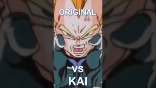Who Did Vegeta's "Final Flash" Better??? English Original vs Kai!!! #youtubeshorts