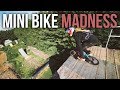 MINI BIKE vs HUGE SLOPESTYLE JUMPS!!