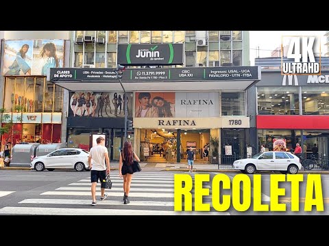[4K] Summer Saturday Walk in Buenos Aires 🇦🇷 | City Life in Recoleta