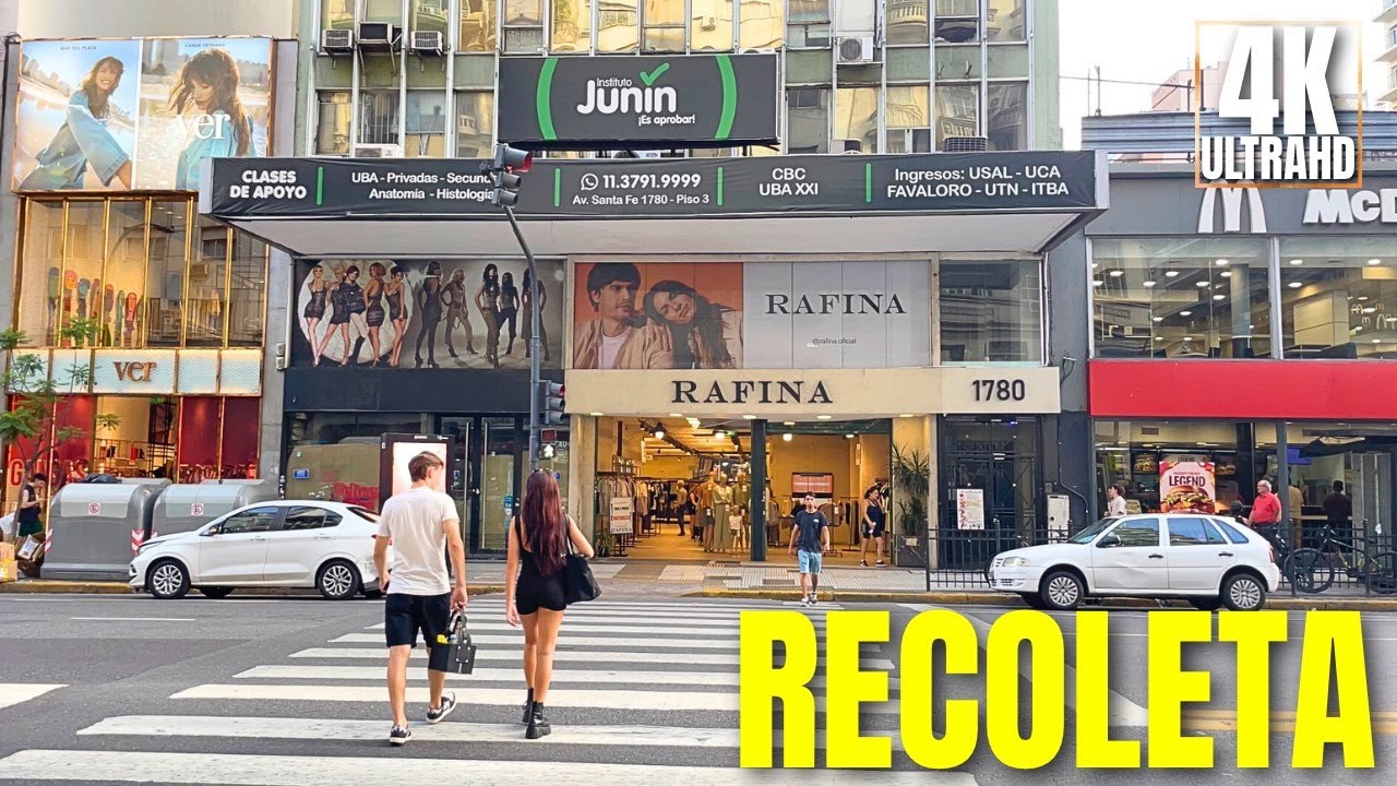 [4K] Summer Saturday Walk in Buenos Aires 🇦🇷 | City Life in Recoleta