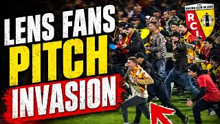 LENS FANS PITCH INVASION Emotions exploded after the Coupe de France semifinal WIN 🚨⚽