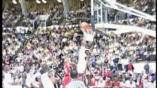 Mario West Dunk Georgia Tech Basketball
