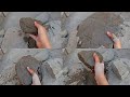 ASMR Bliss: ⛰️🫗paste pouring on sand mud texture | satisfying floor crumbling series (part17) 😮‍💨😮‍💨