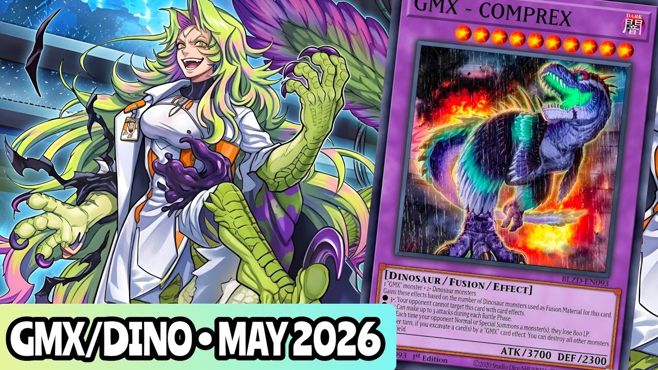 TOP 4! Dinosaur GMX Deck Profile! MAY 2026! TOP 4! Dinosaur GMX Deck Profile! MAY 2026!