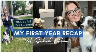 VET SCHOOL VLOG| Finished my first year of vet school!