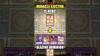 MIRACLE EJECTOR IS FINALLY IN TCG! POST BLAZING DOMINION 🔥 #shorts #yugioh #masterduel