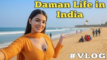 My First Vlog in Daman | Exploring Beach, Culture & Local Stories