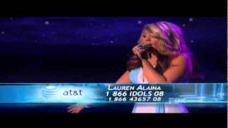 Lauren Alaina - Unchained Melody (Second Song) - Top 5 - American Idol 2011 - 05/04/11