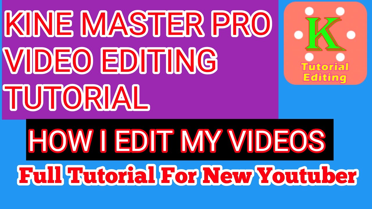 How to edit youtube videos in kinemaster | hindi | | Kine master pro ...
