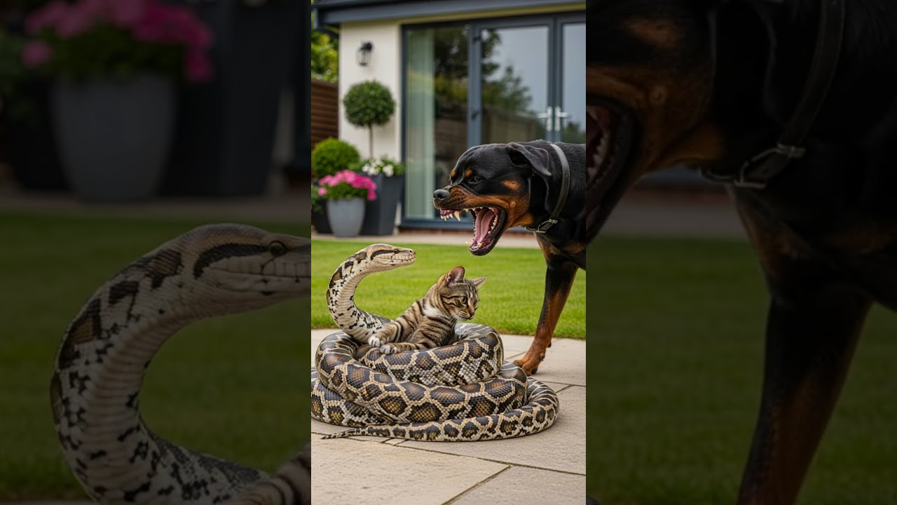 When a kitten is caught in the coils of playful mischief 