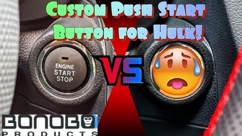 Custom Push Start Button from Bonobo Products (Unboxing & Install)