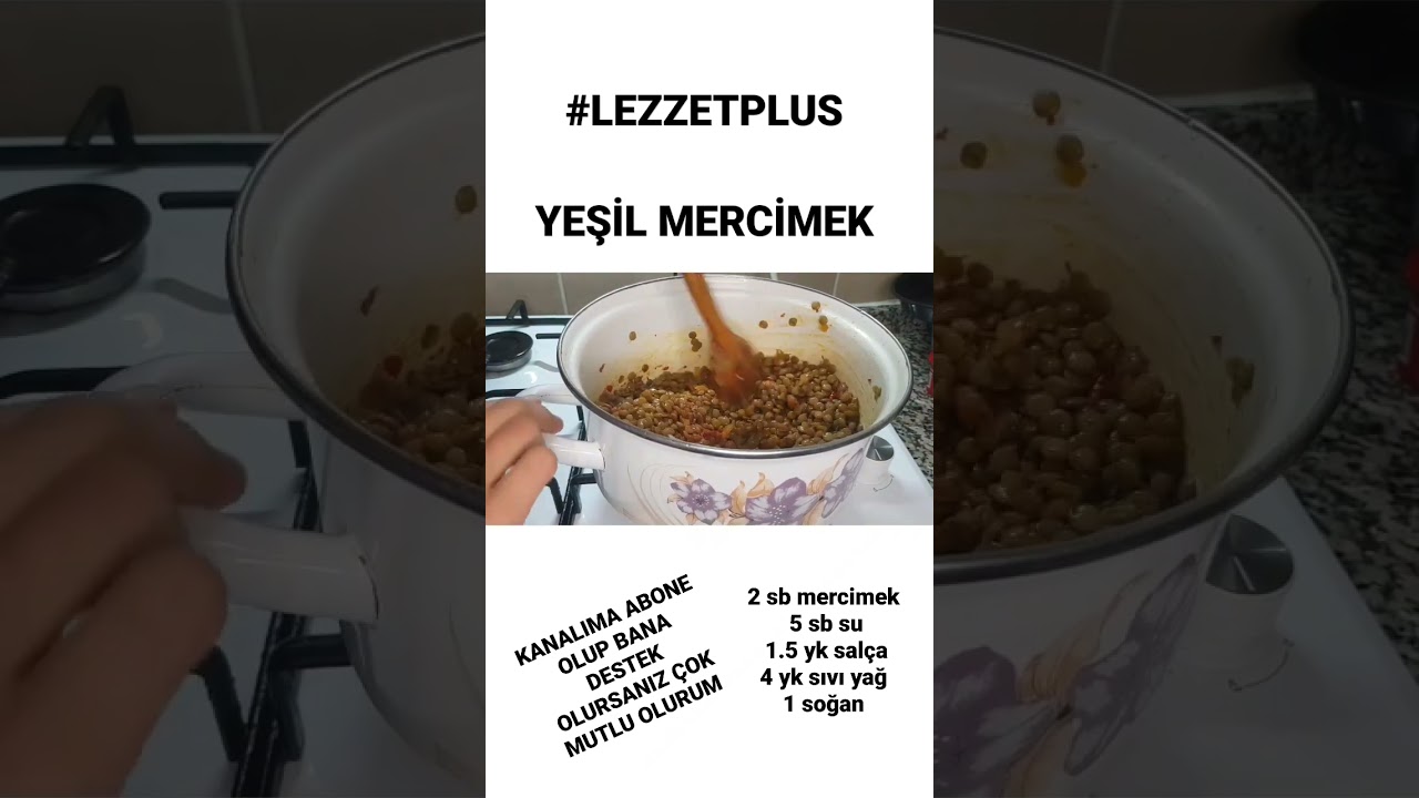 #lezzetplus #shorts #yemektarifleri #yemektarifi #yemek #yeşil #yeşilmercimek #suluyemekler #yummy