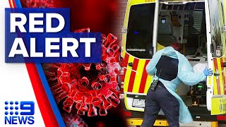 Ambulance Victoria issues 'Code Red' as paramedics battle COVID-19 spikes | 9 News Australia